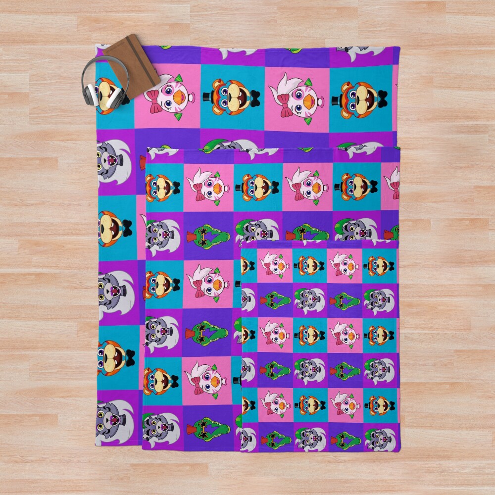 Five Nights At Freddy S Security Breach Design Throw Blanket - Image 3