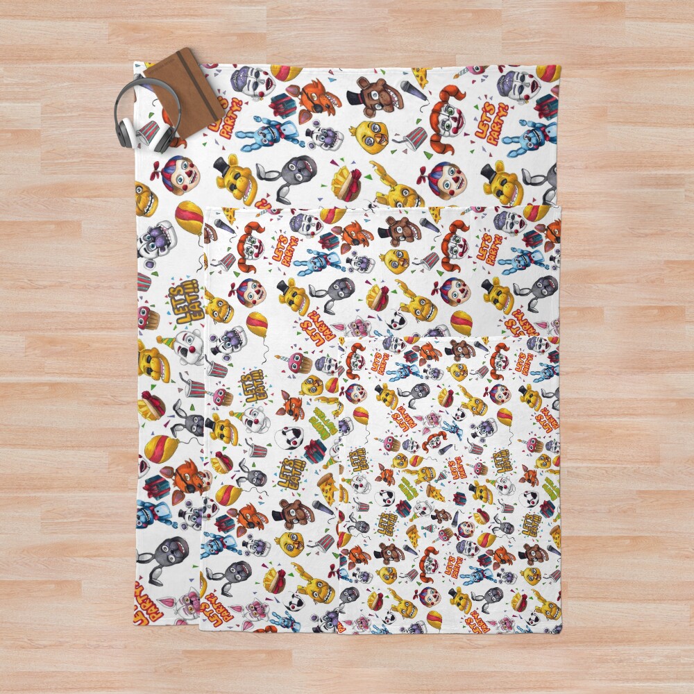 Fnaf Let S Party Throw Blanket - Image 3