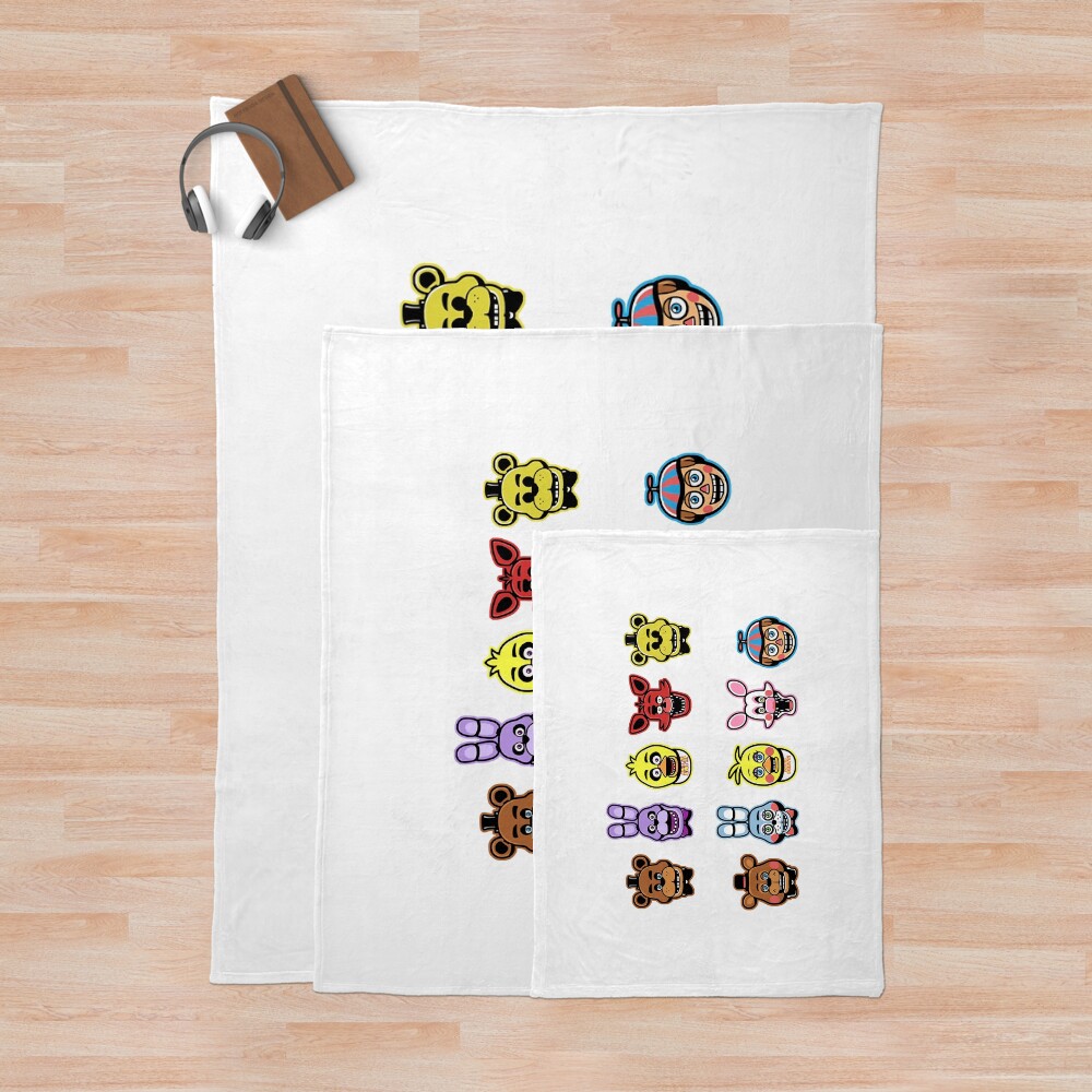 Animatronic Madness S Gifts Throw Blanket - Image 3