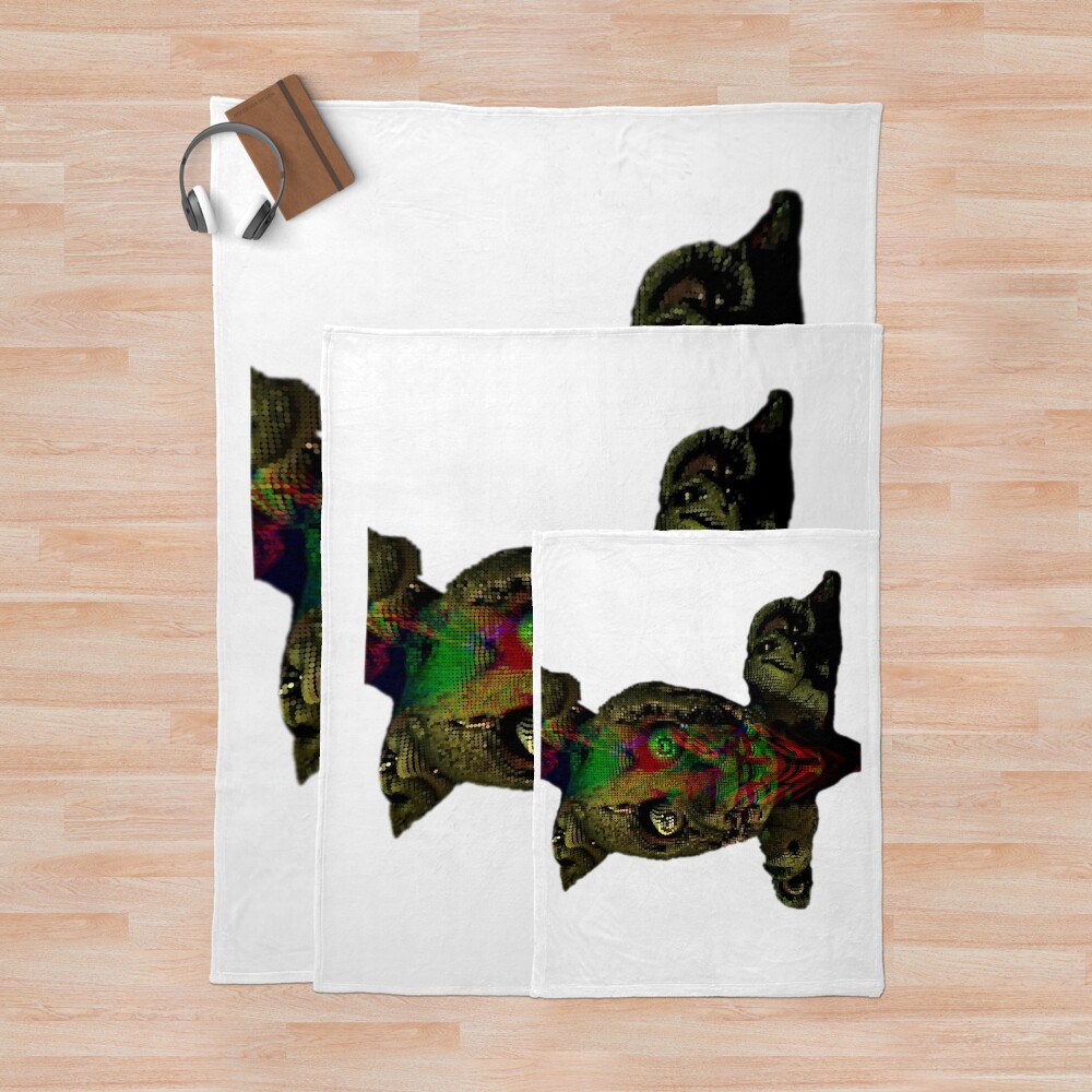 Fnaf Springtrap Glitch Throw Blanket - Image 3