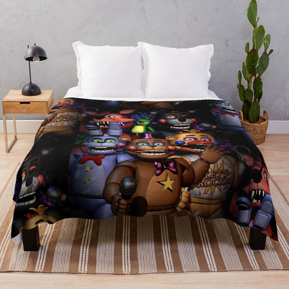 Fnaf Security Breach Throw Blanket