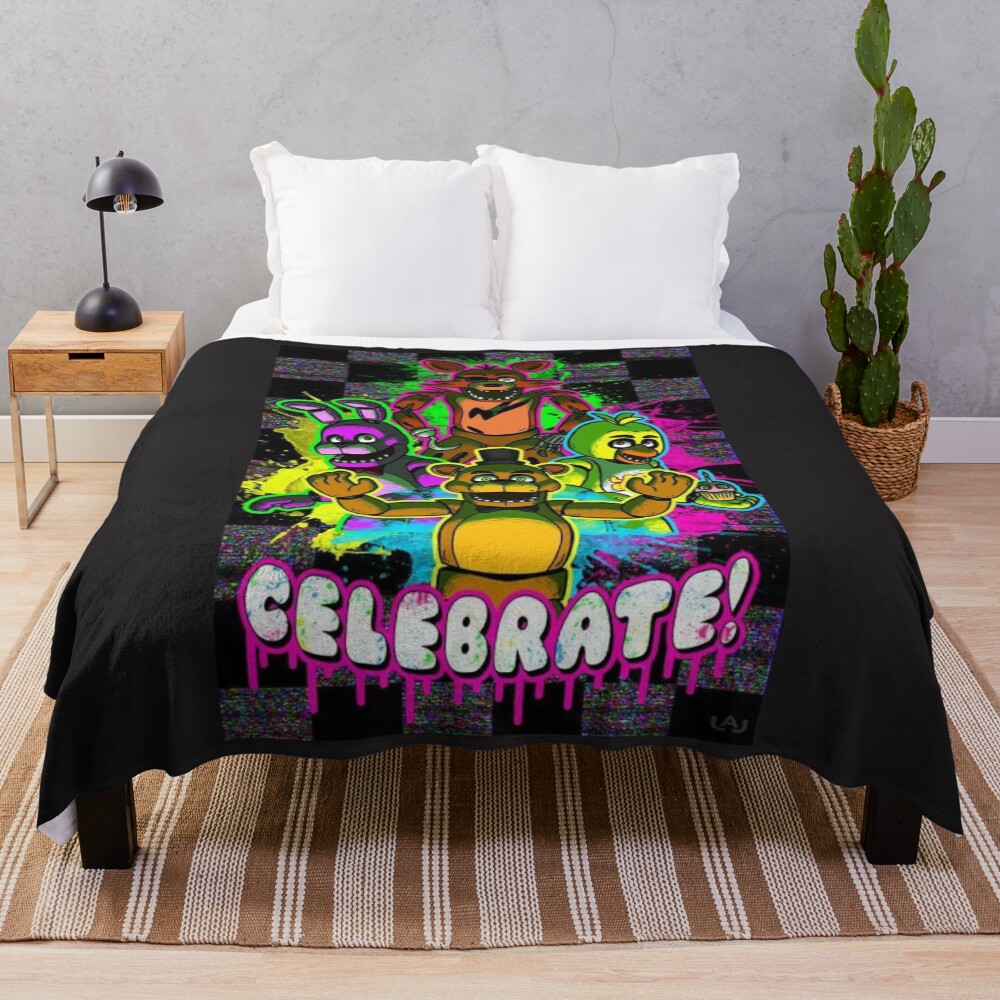 Fnaf Security Breach Throw Blanket