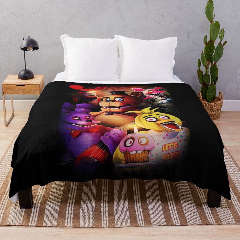Five Nights At Freddys Throw Blanket