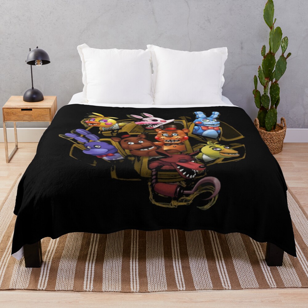 Fnaf Throw Blanket