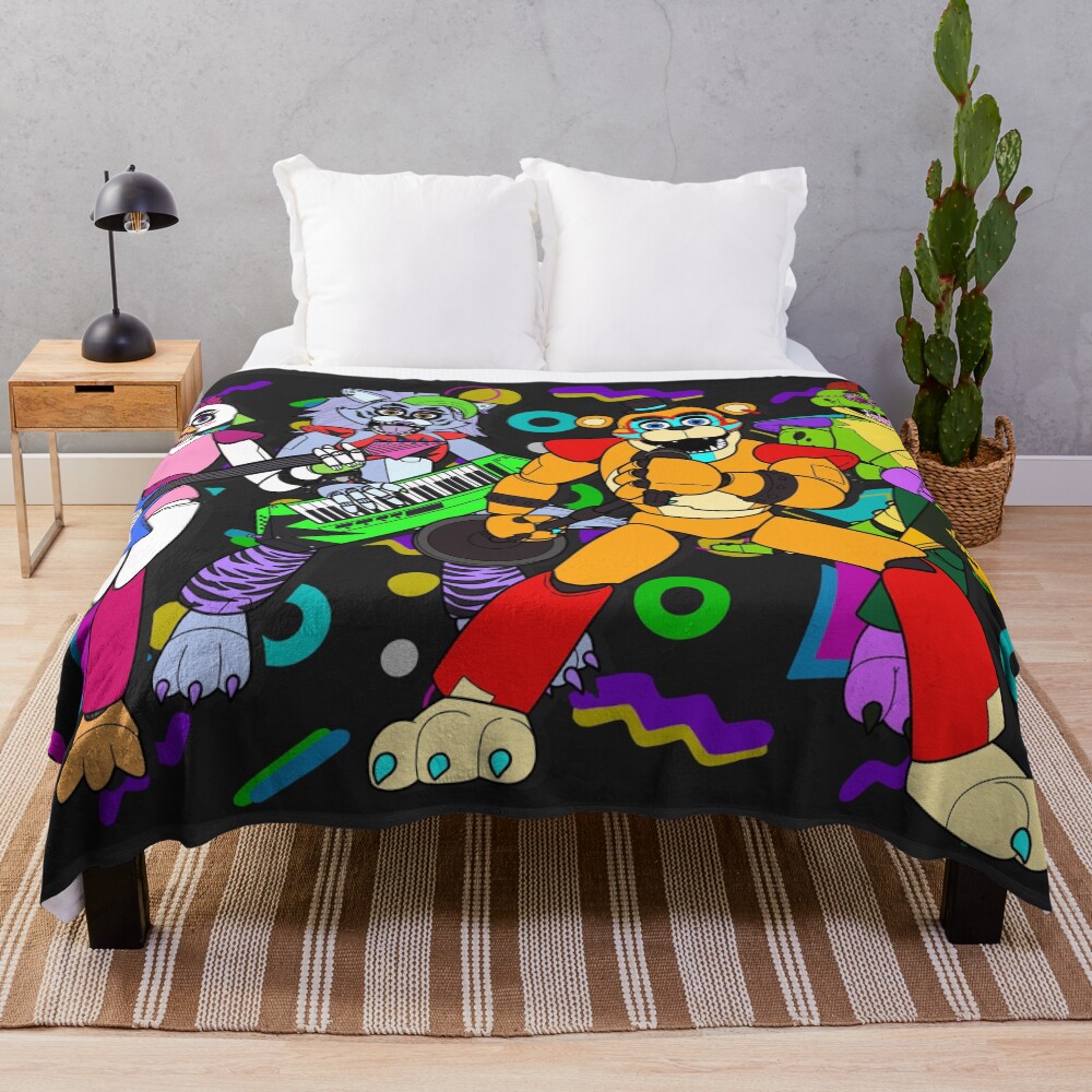 Freddy Fazbear Pizzaplex Performers Throw Blanket