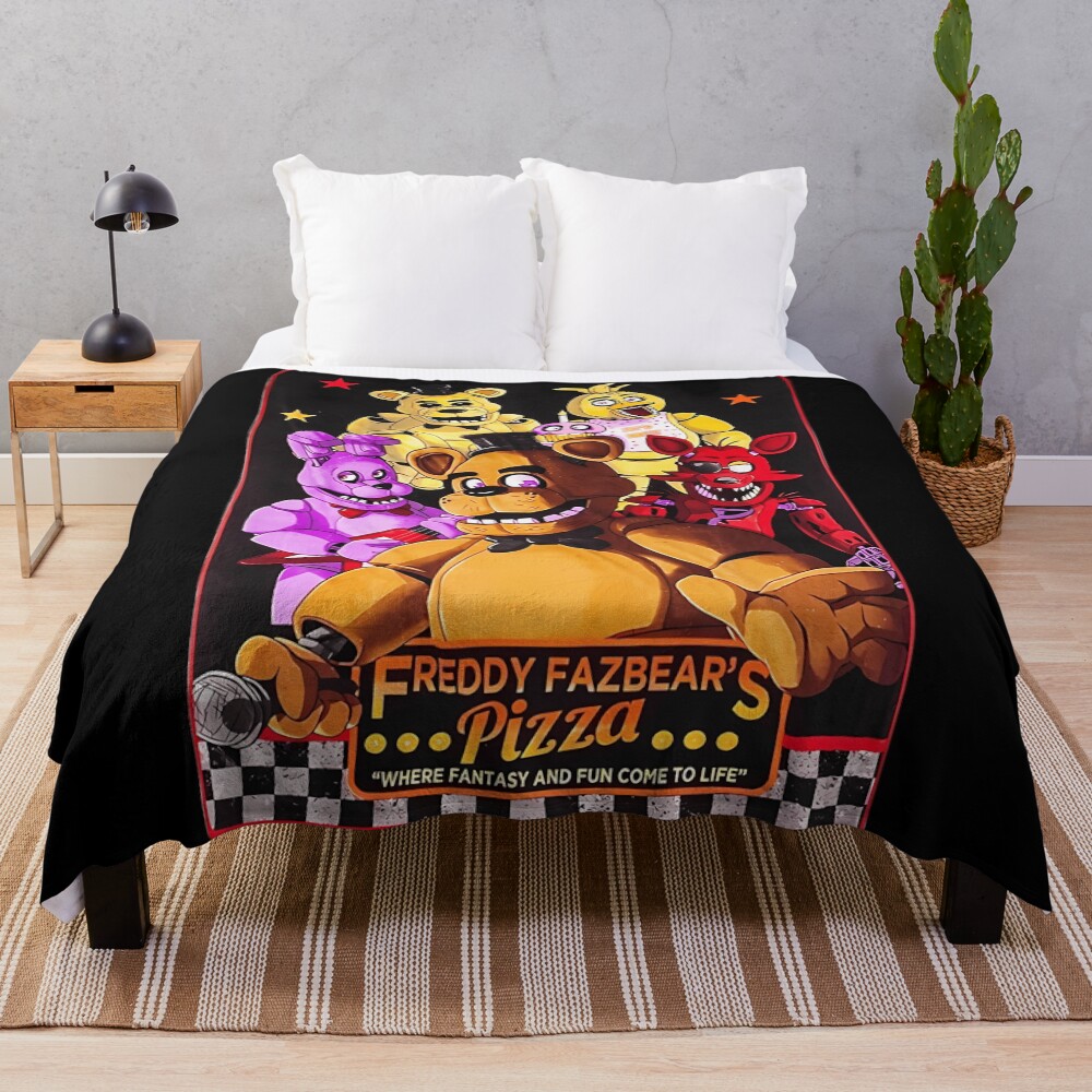 Five Nights At Freddy S Throw Blanket