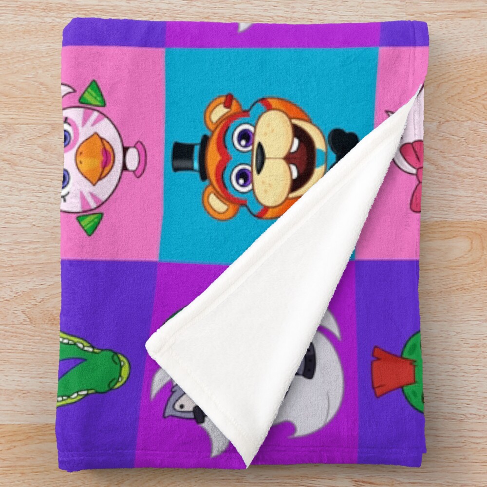 Five Nights At Freddy S Security Breach Design Throw Blanket - Image 2