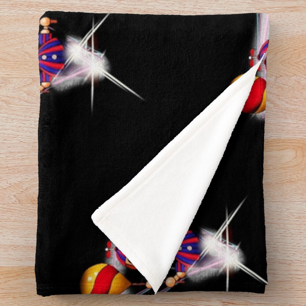 Shining Star Balloon Boy Throw Blanket - Image 2