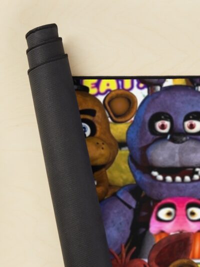 Alternative view of Freddy Bonnie Chica Foxy Mouse Pad
