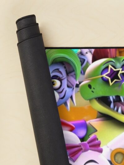 Alternative view of Glamrock Freddy Glamrock Chica Montgomery Gator Roxanne Wolf Mouse Pad