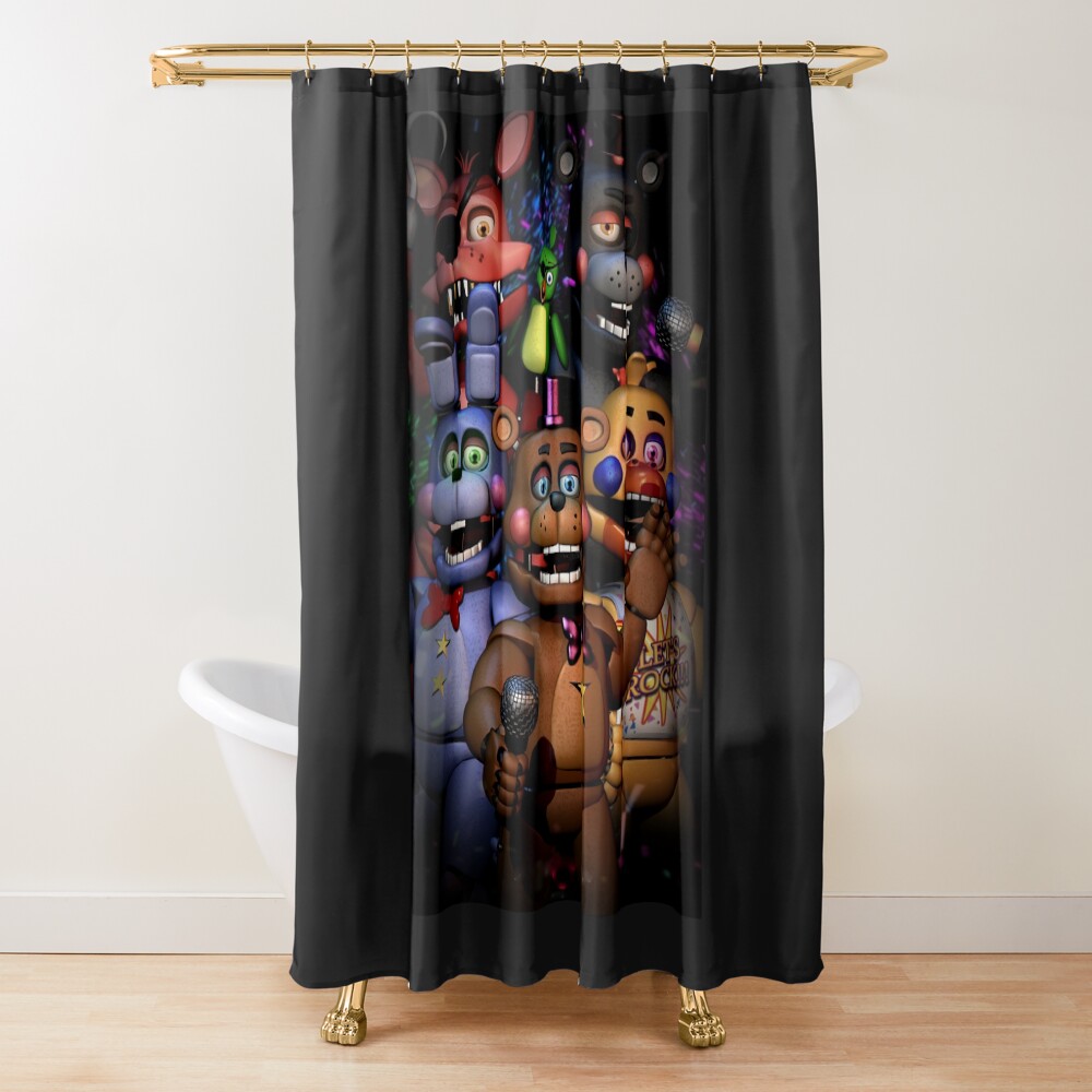 Fnaf Security Breach Shower Curtain