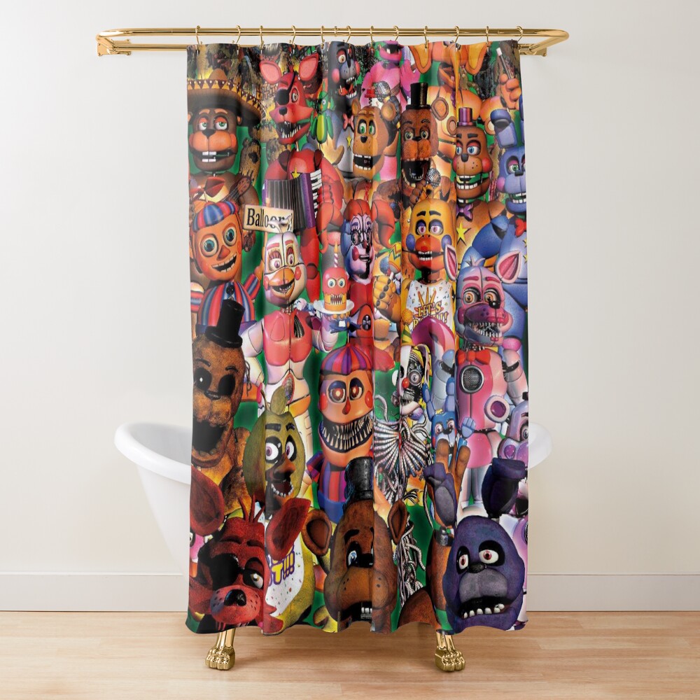 Five Nights At Freddy S Shower Curtain
