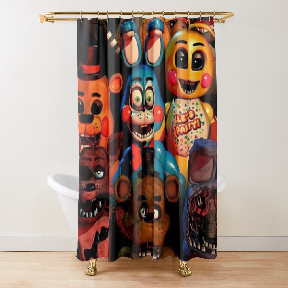 Fnaf Poster Shower Curtain