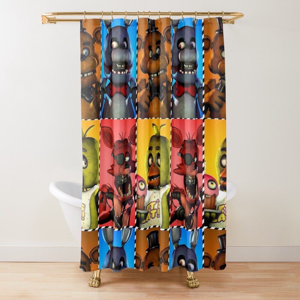 Fnaf Security Breach Shower Curtain