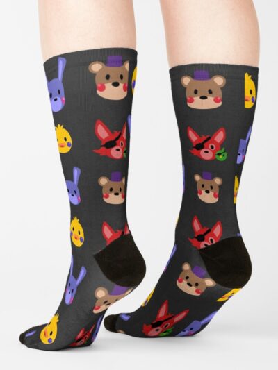 Alternative view of Fnaf Rockstar Chibis Socks