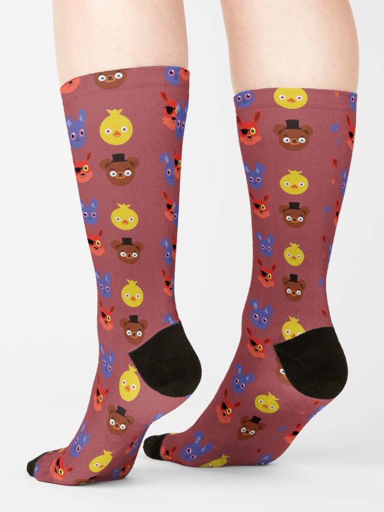 Friendly Five Nights At Freddy S Pattern Socks - Image 2