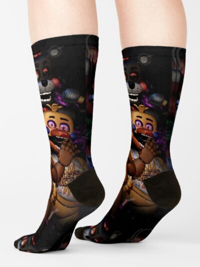 Alternative view of Fnaf Security Breach Socks