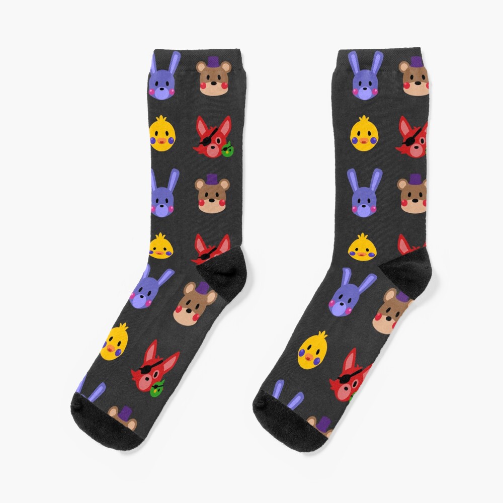Fnaf Rockstar Chibis Socks