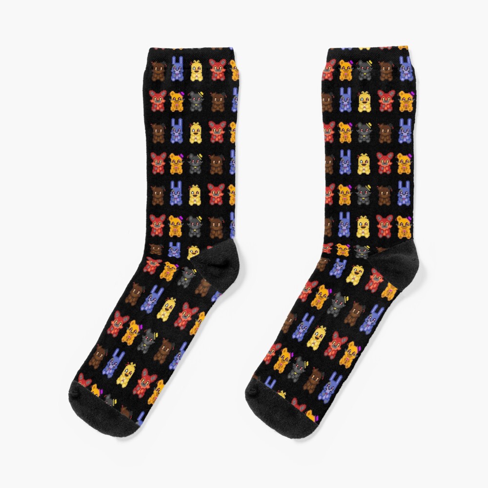 Fnaf 4 Pack Socks