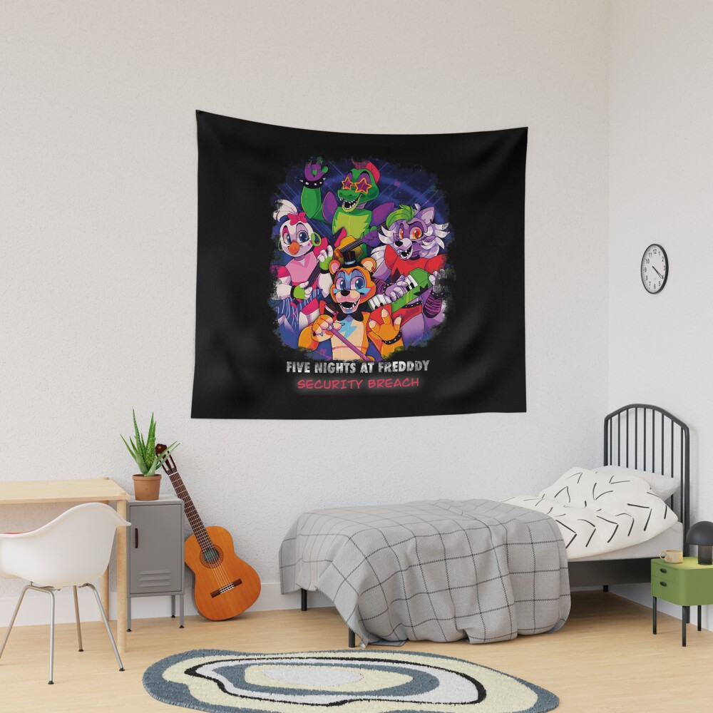 Fnaf Security Breach Classic Tapestry